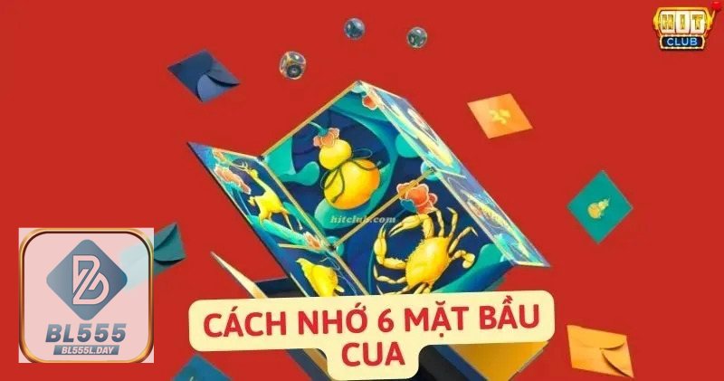 cách nhớ 6 mặt bầu cua - Bố cục 6 mặt và cặp đối xứng